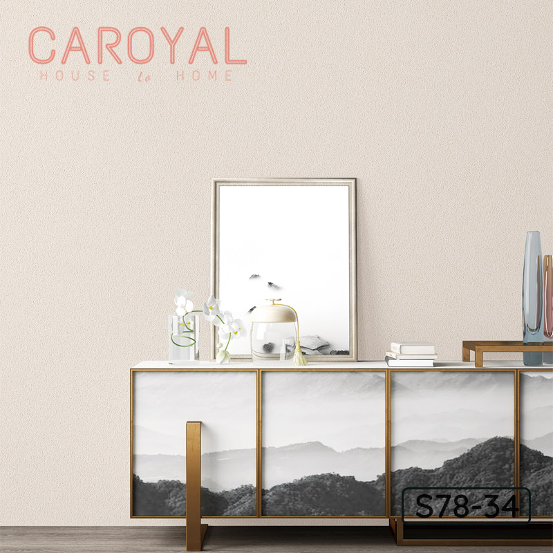 Giấy Vải Dán Tường CAROYAL Màu Bạch Dương Bạc S78-34 Giấy Vải Dán Tường CAROYAL Màu Bạch Dương Bạc S78-34