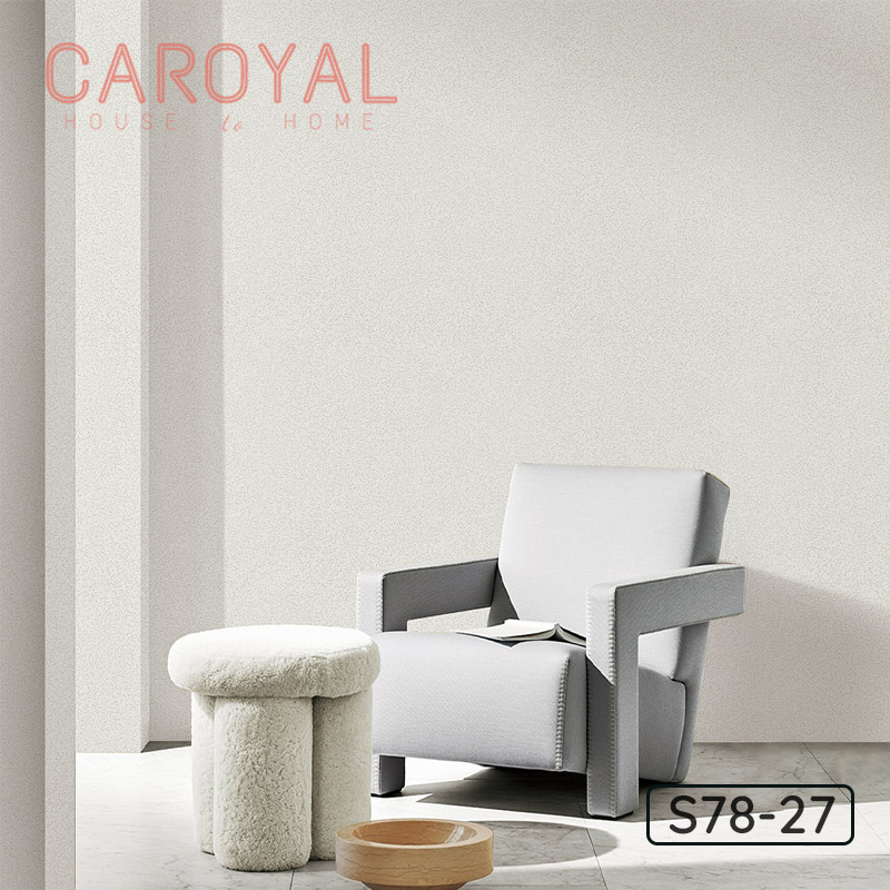 Giấy Vải Dán Tường CAROYAL Màu Trắng Cũ Kỹ S78-27 Giấy Vải Dán Tường CAROYAL Màu Trắng Cũ Kỹ S78-27