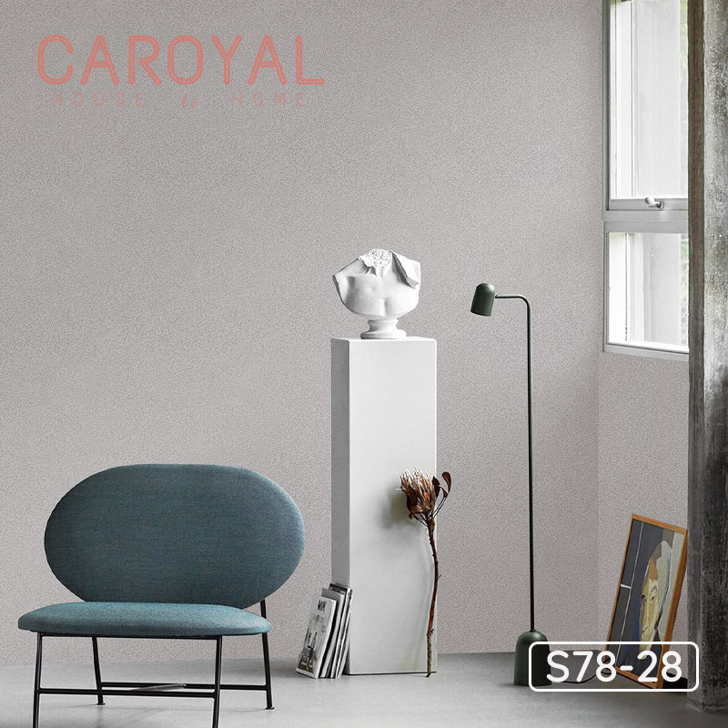 Giấy Vải Dán Tường CAROYAL Màu Xám Thời Thượng S78-28 Giấy Vải Dán Tường CAROYAL Màu Xám Thời Thượng S78-28
