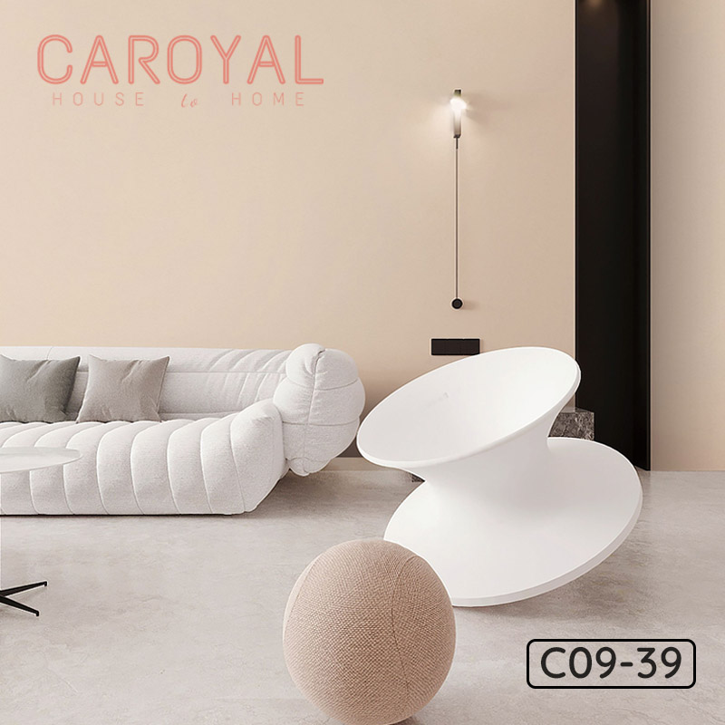 Vải Dán Tường Màu Anh Đào Nhạt Caroyal C09-39 Vải Dán Tường Màu Anh Đào Nhạt Caroyal C09-39