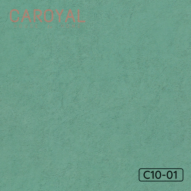 Vải Dán Tường Màu Xanh Khổng Tước CAROYAL C10-01 Vải Dán Tường Màu Xanh Khổng Tước CAROYAL C10-01