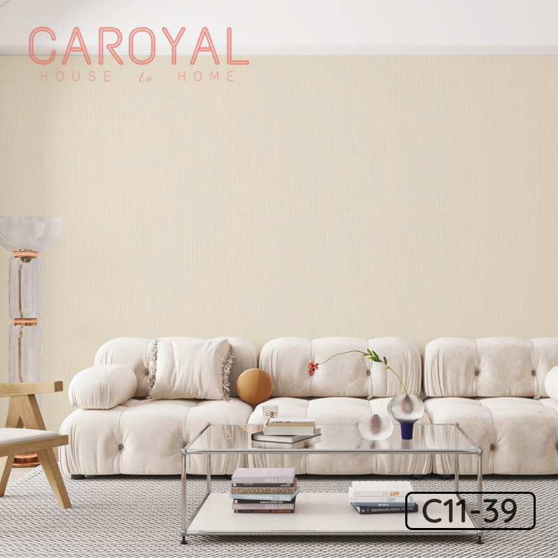 Vải dán tường Caroyal phong cách Bắc Âu C11-39 Vải dán tường Caroyal phong cách Bắc Âu C11-39