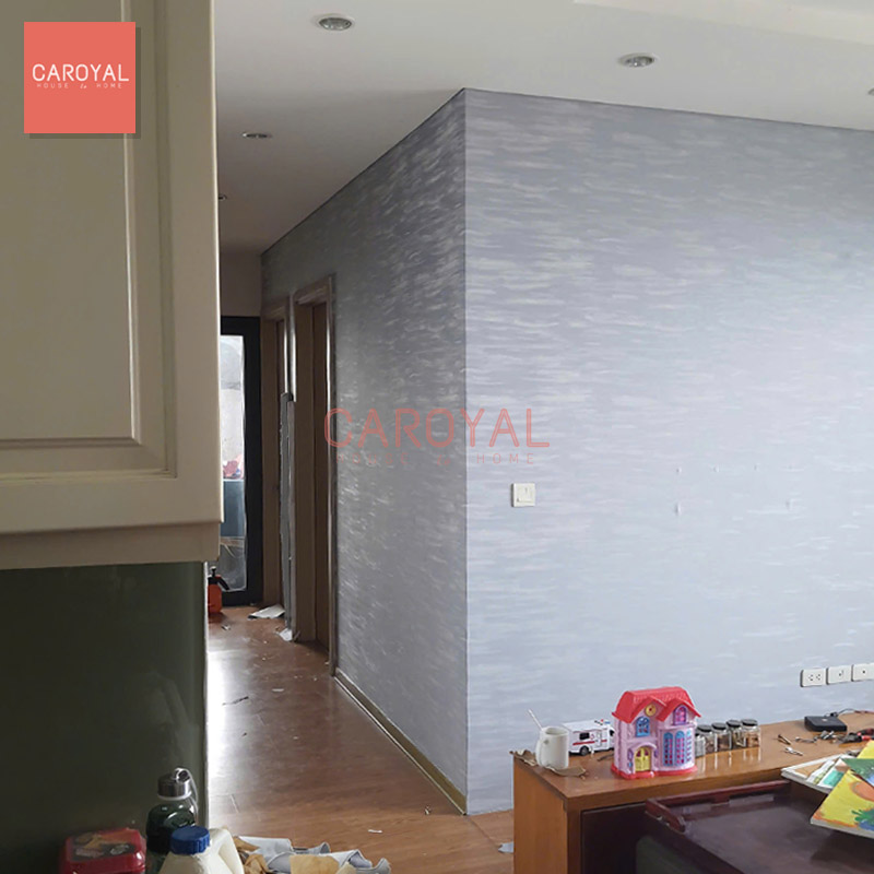 CAROYAL thi công vải dán tường phong cách Bắc Âu cao cấp