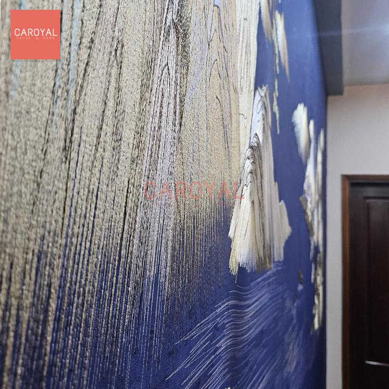 Dự án thi công vải dán tường cao cấp CAROYAL