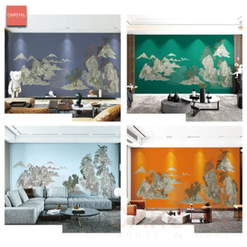 Tranh dán tường vải giang sơn thịnh trị CAROYAL E7-02