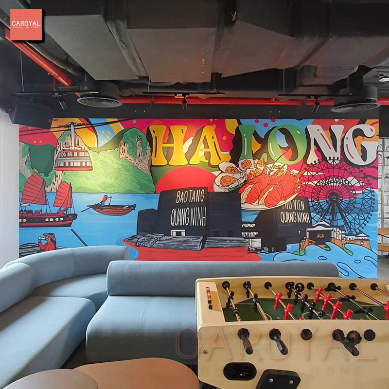 Dự án thi công vải dán tường CAROYAL