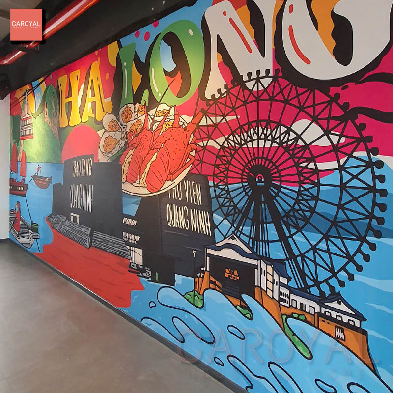 Dự án thi công vải dán tường CAROYAL