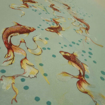 Tranh Dán Tường Cửu Ngư Tống Phúc E7-27 Thi công tranh dán tường E7-27 CAROYAL