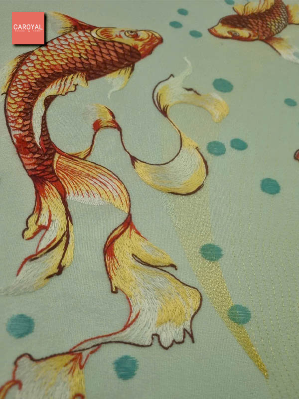 Thi công tranh dán tường E7-27 CAROYAL