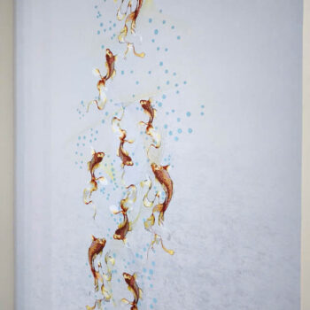 Tranh Dán Tường Cửu Ngư Tống Phúc E7-27 Thi công tranh dán tường E7-27 CAROYAL