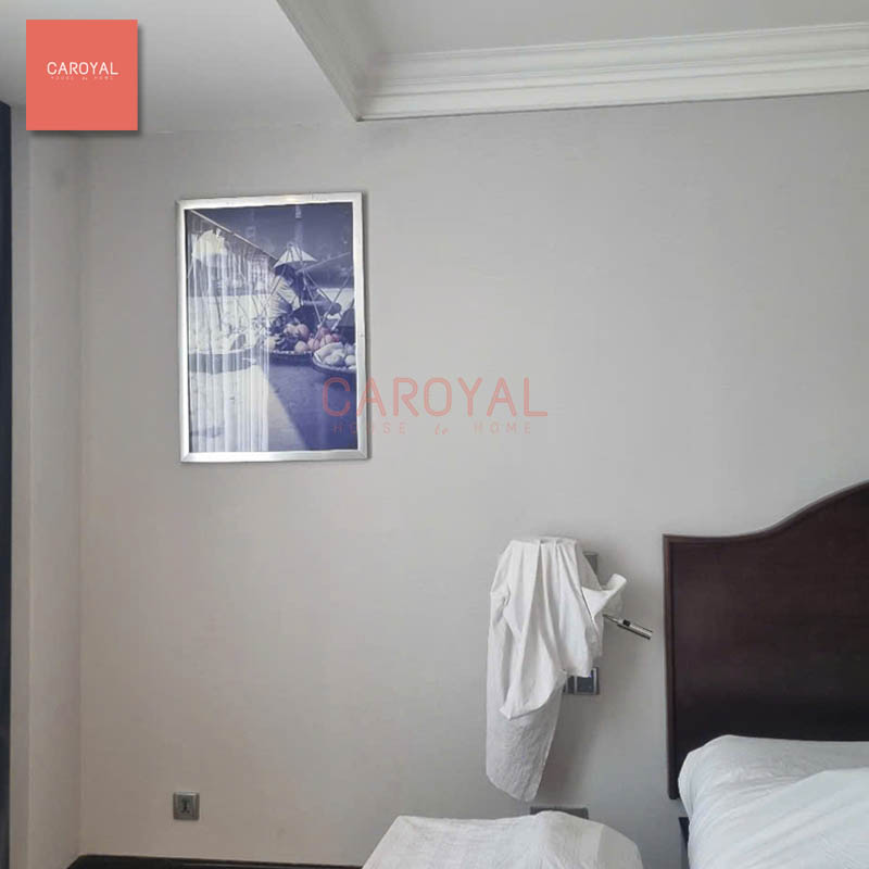 Dự án thi công vải dán tường CAROYAL cho khách sạn 4 sao