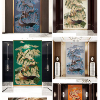 Tranh Dán Tường Quân Lâm Thiên Hạ CAROYAL E7-08 Tranh Vải Dán Tường Quân Lâm Thiên Hạ CAROYAL E7-08