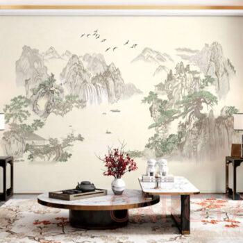 Tranh Vải Dán Tường Dòng Chảy Vĩnh Hằng CAROYAL E7-03 Tranh Dán Tường Dòng Chảy Vĩnh Hằng CAROYAL E7-03