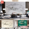 Tranh Dán Tường Vải Thêu Giang Sơn Như Hoạ CAROYAL E7-09 Tranh Dán Tường Giang Sơn Như Hoạ CAROYAL E7-09