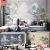Tranh Vải Dán Tường Kê Sơn Ẩn Tú CAROYAL E7-06