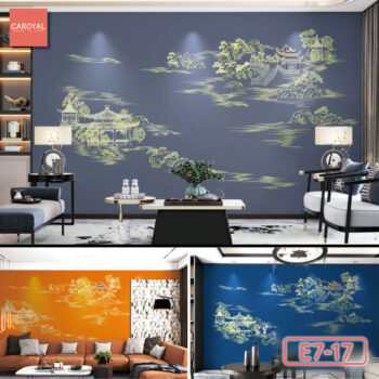 Tranh Dán Tường Mãn Đình Phương Hoa CAROYAL E7-17