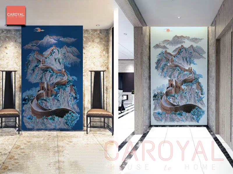 Tranh Dán Tường Quân Lâm Thiên Hạ CAROYAL E7-08 Tranh Dán Tường Quân Lâm Thiên Hạ CAROYAL E7-08