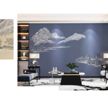 Tranh dán tường thuận phong thuận thuỷ CAROYAL E7-14