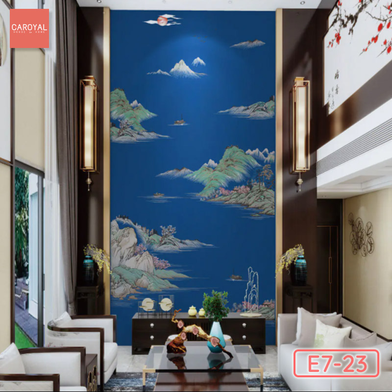 Tranh Dán Tường Thục Sơn Tiên Cảnh CAROYAL E7-23 Tranh Dán Tường Thục Sơn Tiên Cảnh CAROYAL E7-23