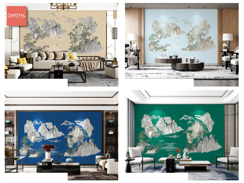 Tranh Dán Tường Dòng Chảy Vĩnh Hằng CAROYAL E7-03 Tranh Dán Tường Dòng Chảy Vĩnh Hằng CAROYAL E7-03