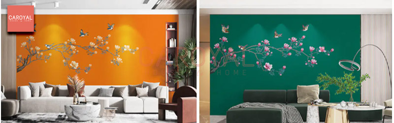 Tranh Dán Tường Ngũ Phúc Đồng Nguyên CAROYAL E7-15 Tranh Dán Tường Ngũ Phúc Đồng Nguyên CAROYAL E7-15