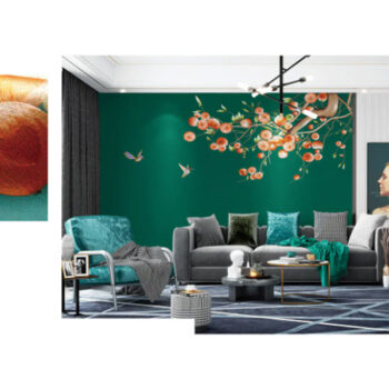 Tranh Vải Dán Tường Vạn Sự Như Ý CAROYAL E7-12