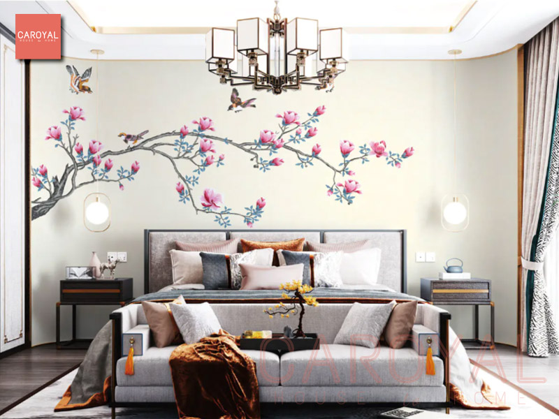 Tranh Dán Tường Ngũ Phúc Đồng Nguyên CAROYAL E7-15 Tranh Dán Tường Ngũ Phúc Đồng Nguyên CAROYAL E7-15