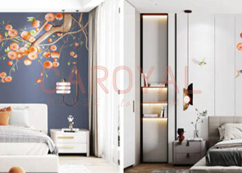 Tranh Dán Tường Vải Vạn Sự Như Ý CAROYAL E7-12