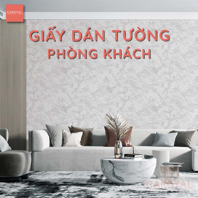 giấy dán tường phòng khách