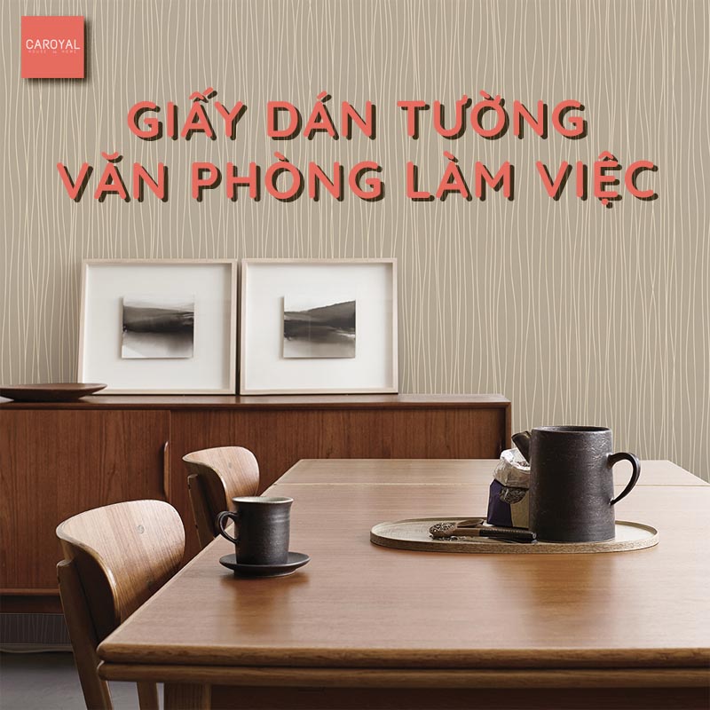 Giấy dán tường văn phòng làm việc công ty đẹp