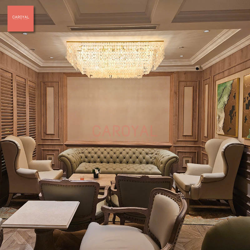 Dự án vải dán tường CAROYAL phòng chờ VIP nhà ga T3 Tân Sơn Nhất