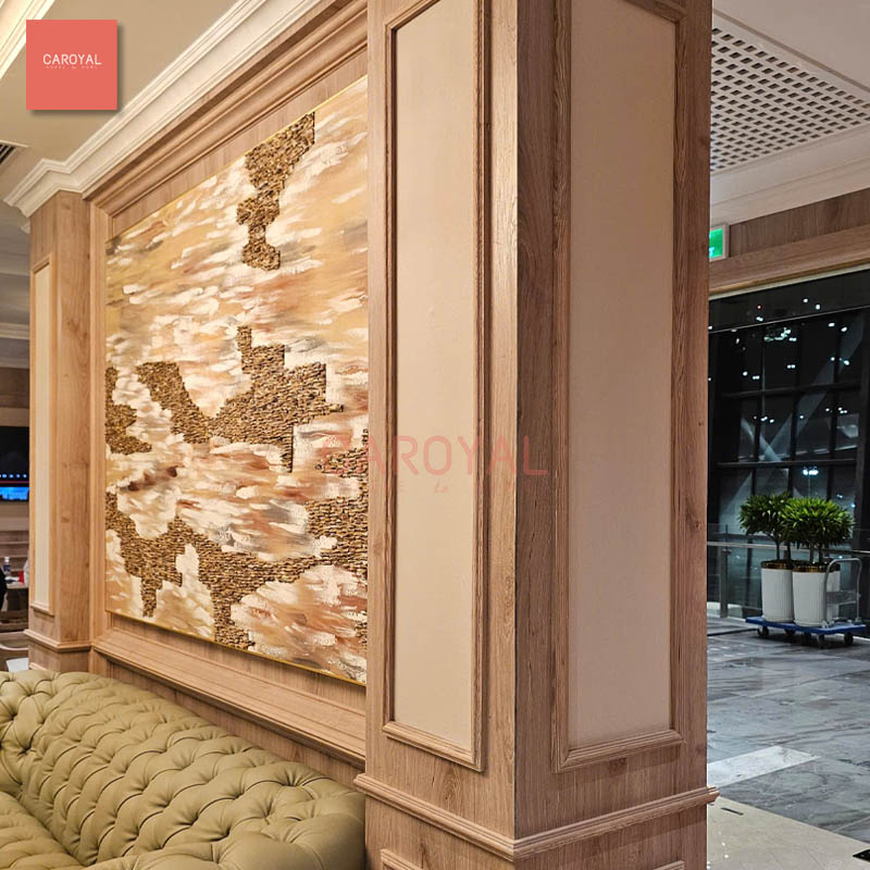 Dự án vải dán tường CAROYAL phòng chờ VIP nhà ga T3 Tân Sơn Nhất