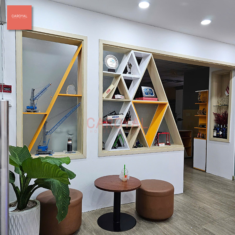 Dự án thi công vải dán tường CAROYAL cho văn phòng công ty quận Bình Thạnh