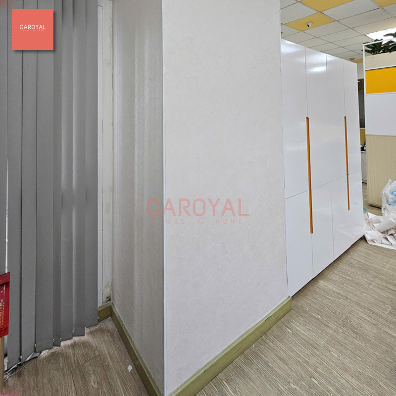Dự án thi công vải dán tường CAROYAL cho văn phòng công ty quận Bình Thạnh