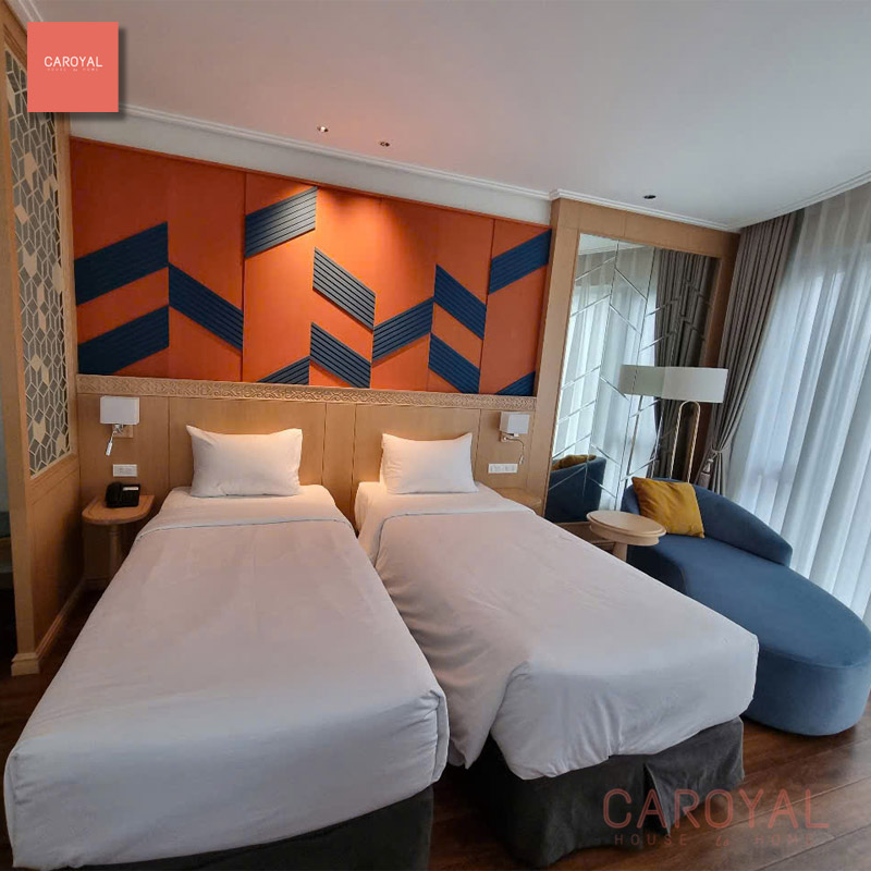 Dự án vải dán tường cho khách sạn 3 sao