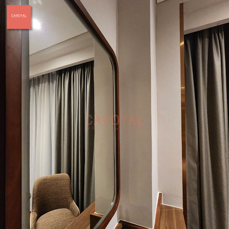 Dự án thi công vải dán tường CAROYAL cho phòng mẫu khách sạn 4 sao