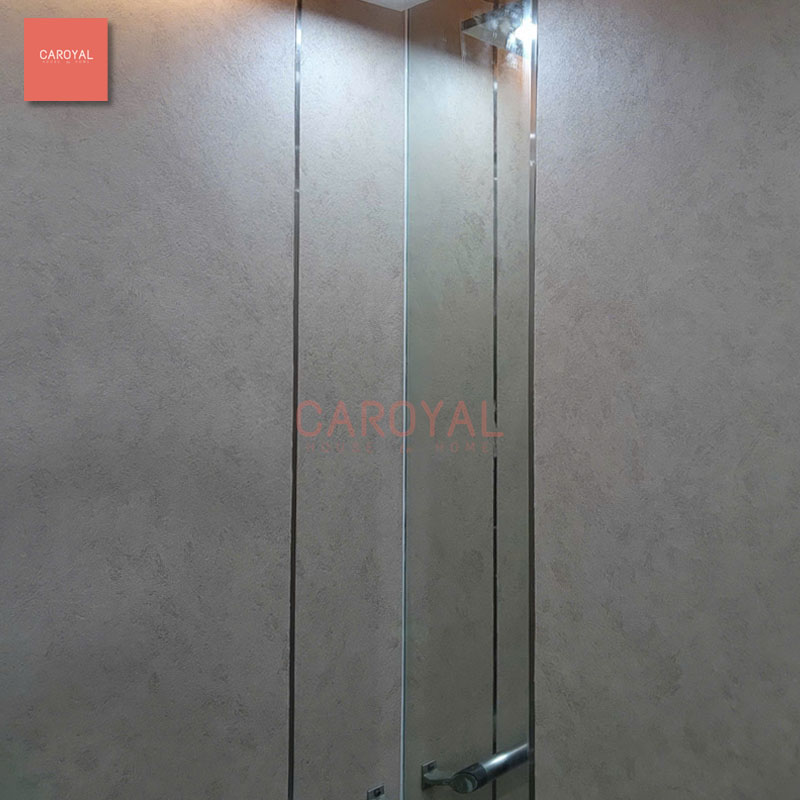 Dự án thi công vải dán tường CAROYAL cho thang máy văn phòng công ty Quận 3