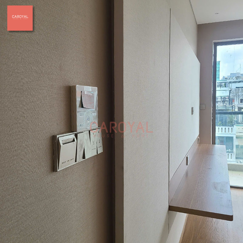 Dự án phân phối, thi công vải dán tường cho khách sạn 3 sao quận Bình Thạnh, TPHCM