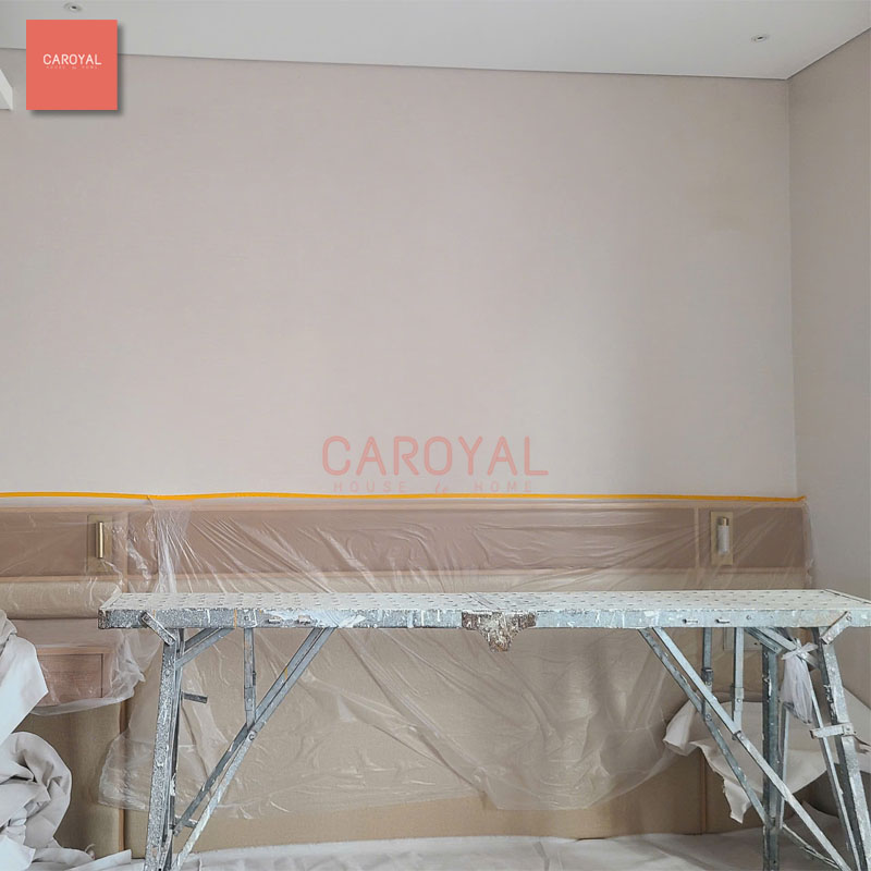 Dự án phân phối, thi công vải dán tường cho khách sạn 3 sao quận Bình Thạnh, TPHCM