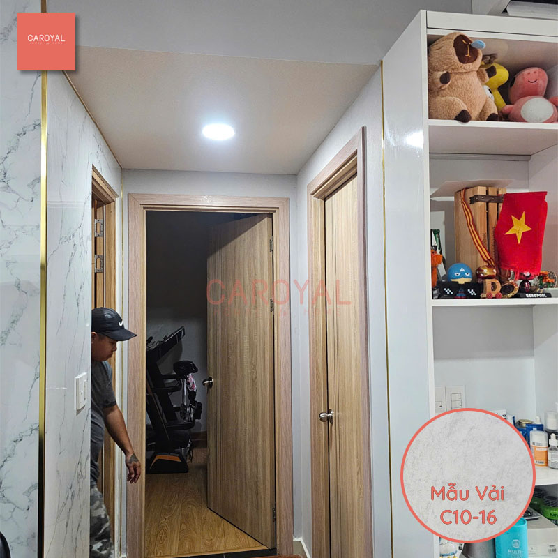 Dự án vải dán tường CAROYAL cao cấp cho chung cư quận 9 khu vực TPHCM