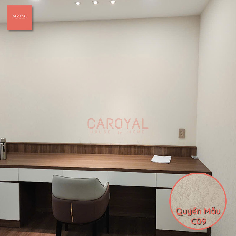 Vải dán tường chung cư Biên Hoà C09