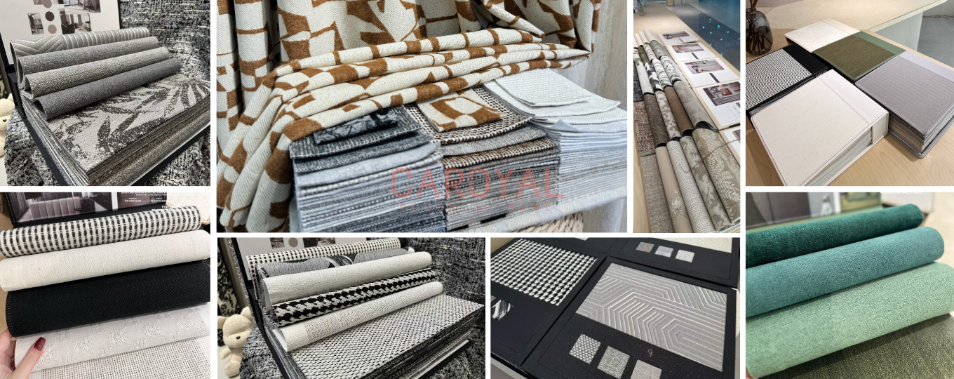 Rèm vải cao cấp nhập khẩu chính hãng CAROYAL Banner