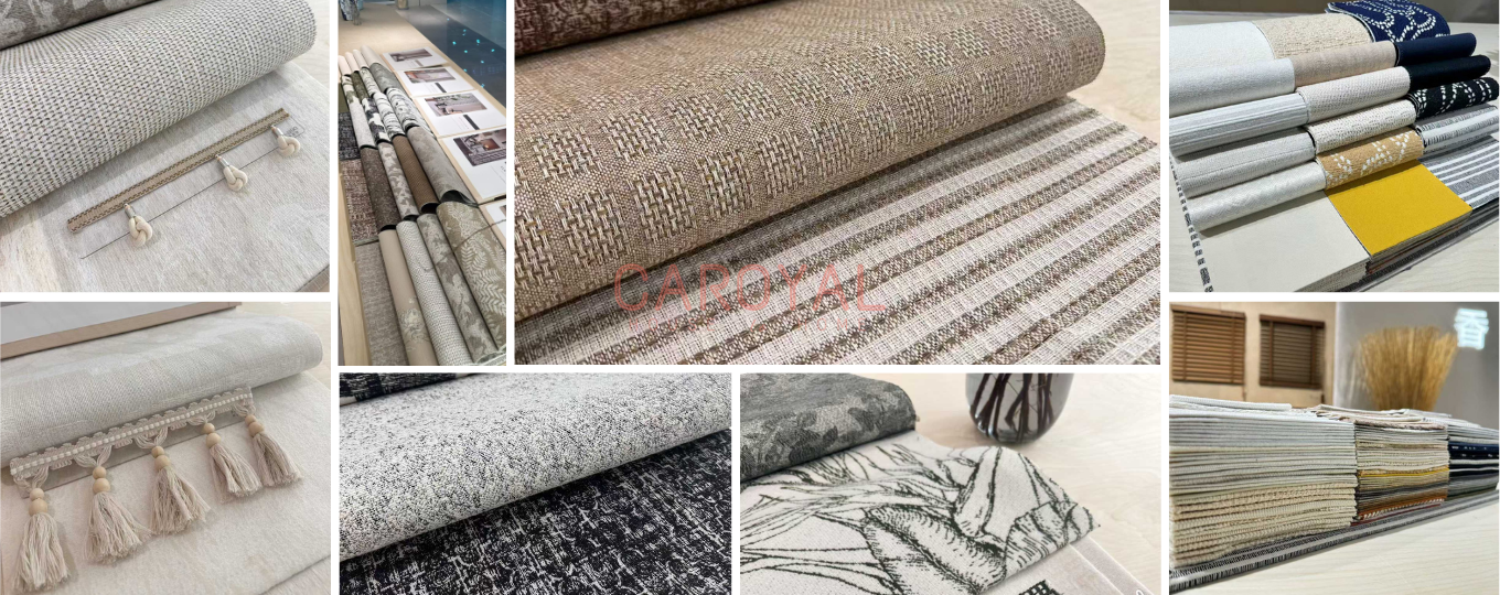 Rèm vải cao cấp nhập khẩu chính hãng CAROYAL Banner