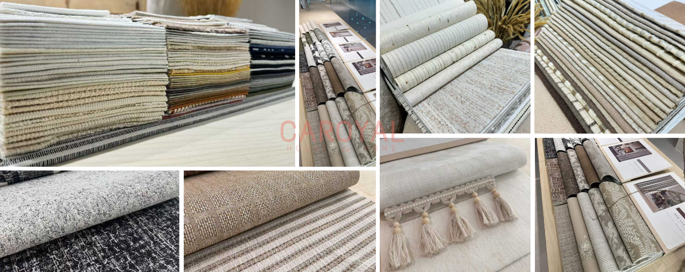 Rèm vải cao cấp nhập khẩu chính hãng CAROYAL Banner