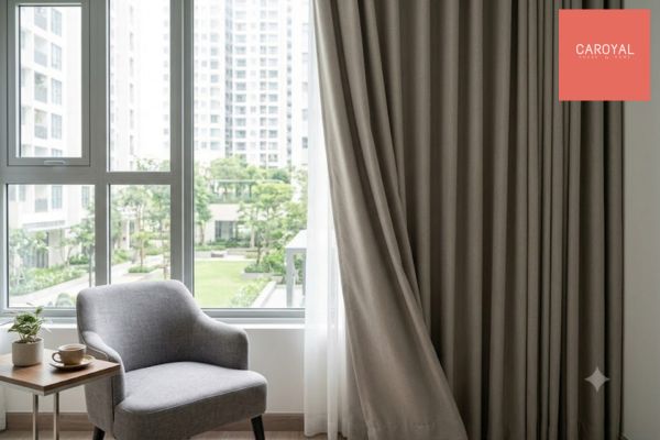 Rèm vải một màu cao cấp